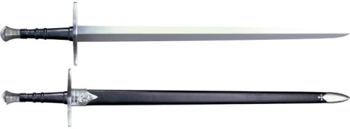 Hand and half sword