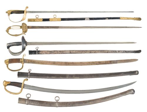 Military swords and sabres