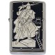 Knight-Damascene Zippo Lighter