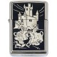 Medieval Battle-Damascene Zippo Lighter