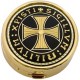 Damascene Templar Gold Pillbox