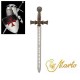 Templar Sword Miniature Bronze