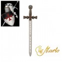 Templar Sword Miniature Bronze