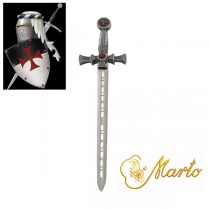 Templar Sword Miniature Silver